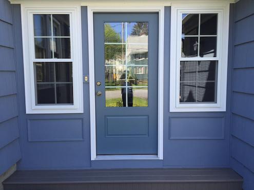 Breezeway door renovation