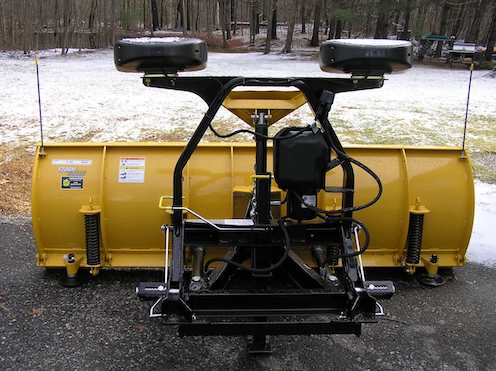 Snow plow for residential and small commercial jobs