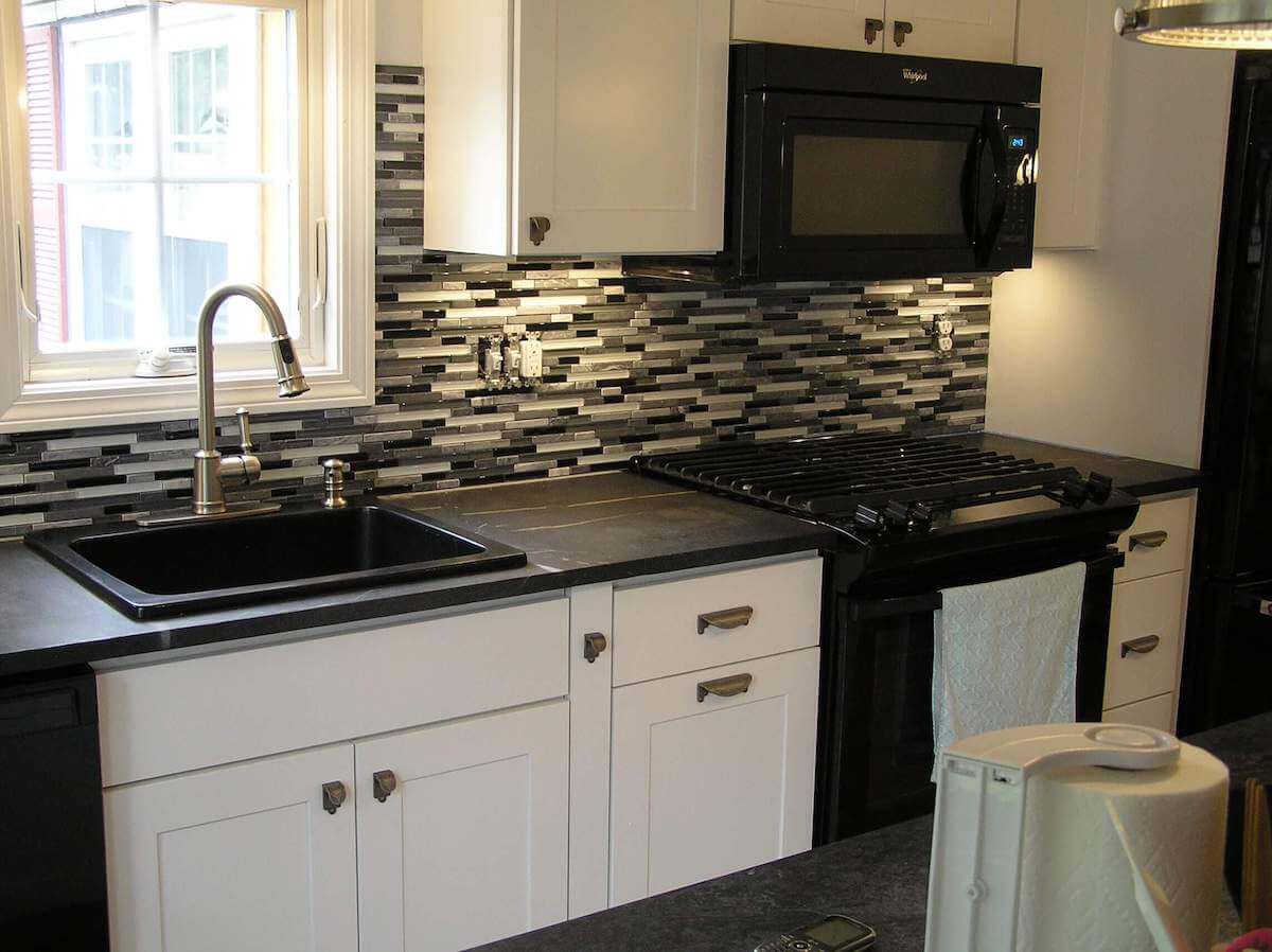 Soapstone kitchen countertop and kitchen renovation