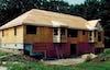 Frame during construction of a single family home in 1994